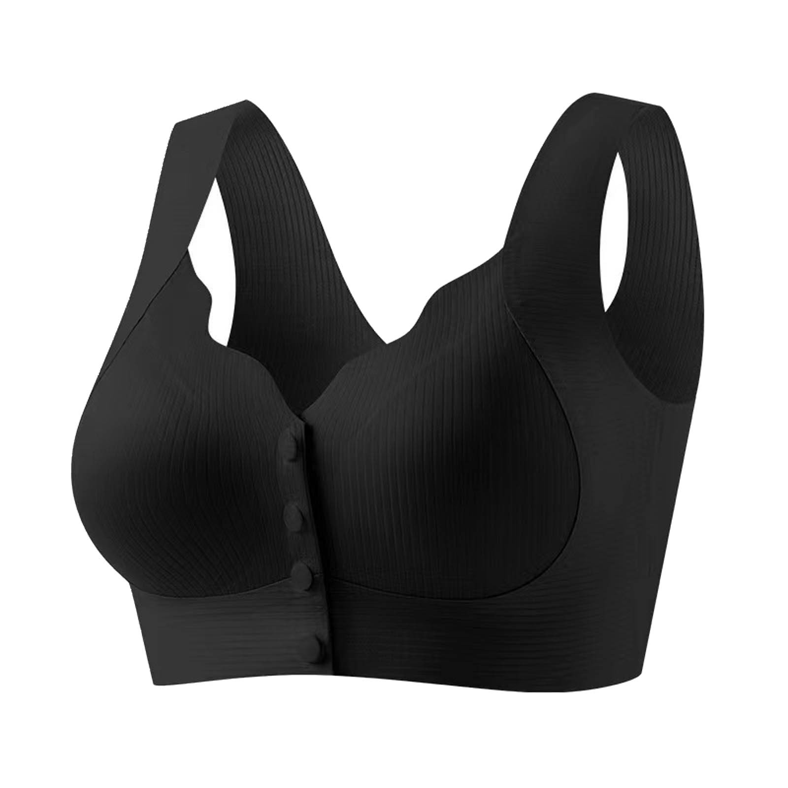 thumbnail image 2 of Sujetador de lactancia sin costuras con botones delante para mujer - Nailon/spandex, soporte antidescuelgue, para todas las estaciones, M-XXL (32B-38D), 2 of 4